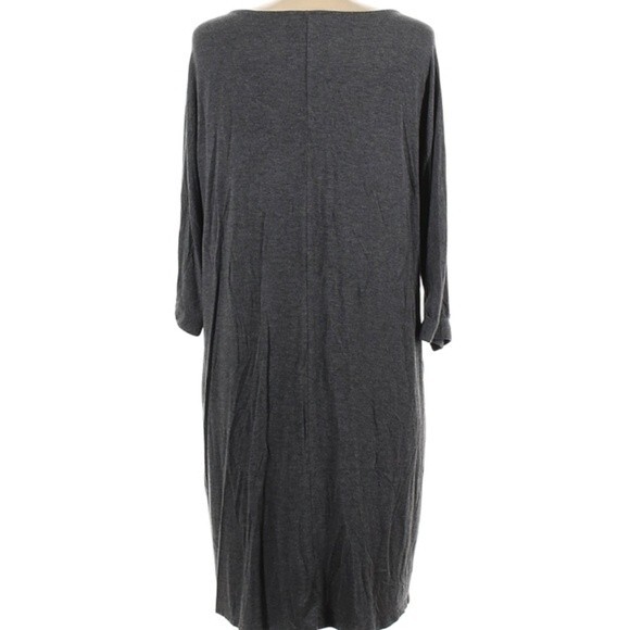 Daily ritual dress gray soft m long sleeve stretch knit Minimalist casual - Picture 2 of 7
